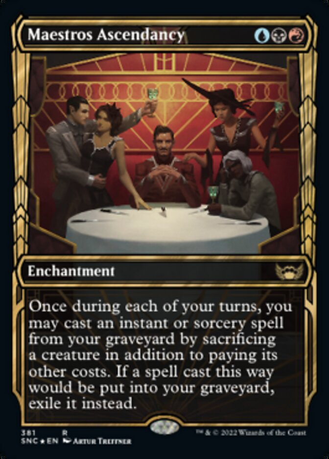 Maestros Ascendancy (Showcase Golden Age Gilded Foil) [Streets of New Capenna] Magic: The Gathering