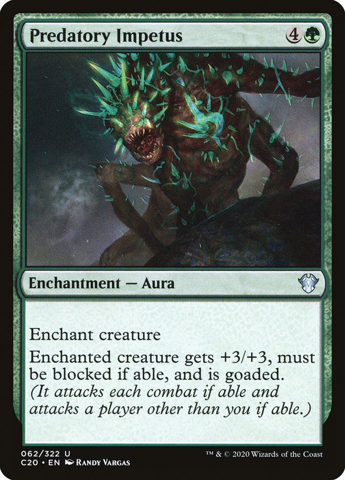 Predatory Impetus [Commander 2020] Magic: The Gathering
