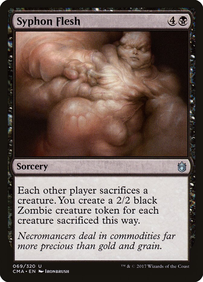 Syphon Flesh [Commander Anthology] Magic: The Gathering