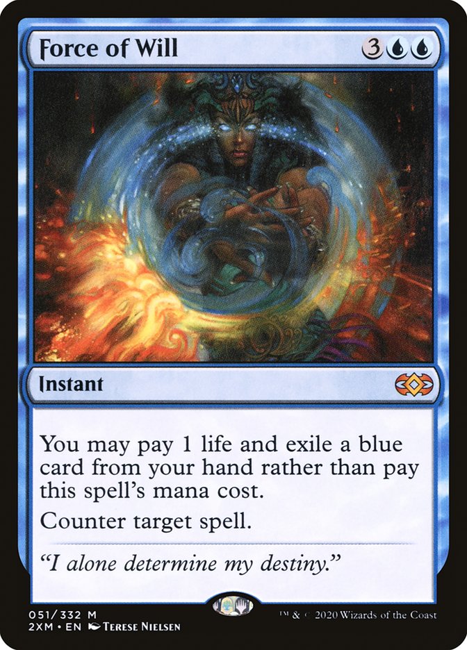 Force of Will [Double Masters] Magic: The Gathering