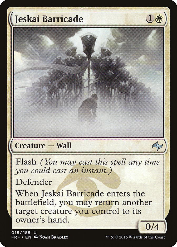 Jeskai Barricade [Fate Reforged] Magic: The Gathering