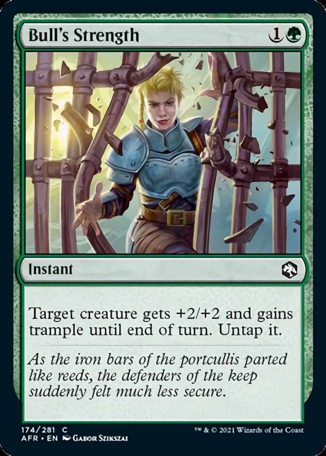 Bull's Strength [Dungeons & Dragons: Adventures in the Forgotten Realms] Magic: The Gathering