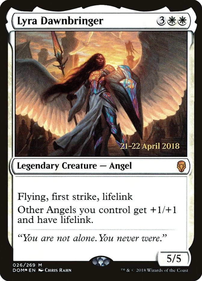 Lyra Dawnbringer [Dominaria Prerelease Promos] Magic: The Gathering