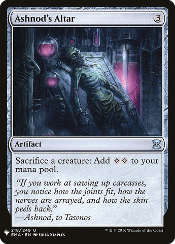 Ashnod's Altar [Mystery Booster] Magic: The Gathering