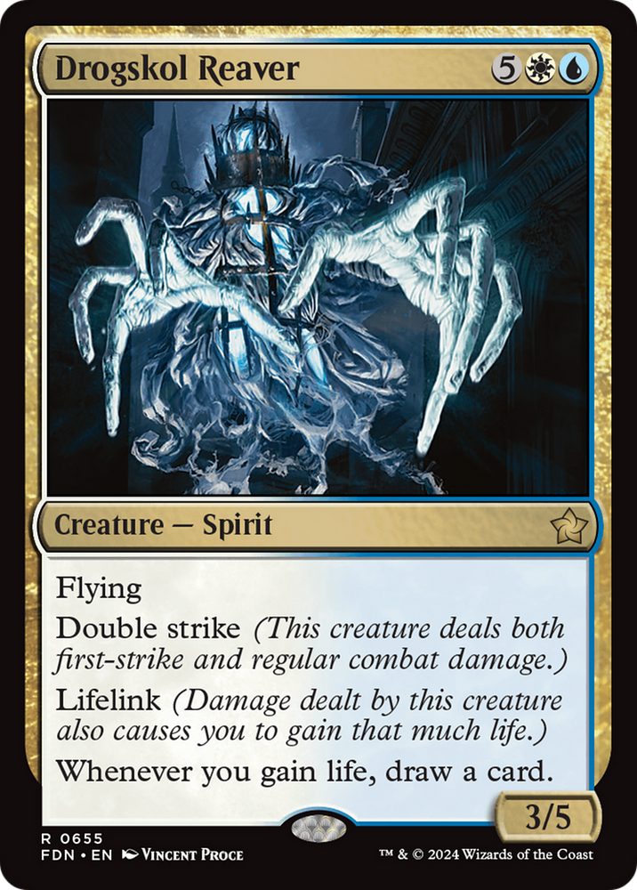 Drogskol Reaver [Foundations] Magic: The Gathering