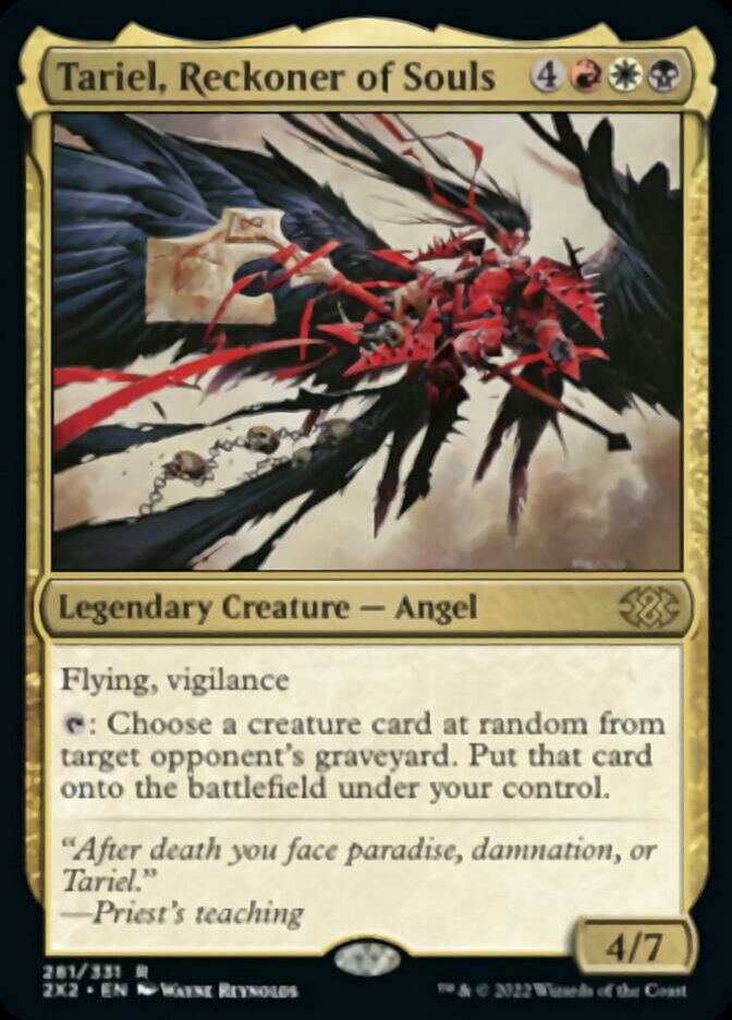 Tariel, Reckoner of Souls [Double Masters 2022] Magic: The Gathering