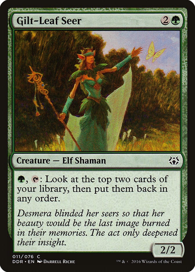 Gilt-Leaf Seer [Duel Decks: Nissa vs. Ob Nixilis] Magic: The Gathering