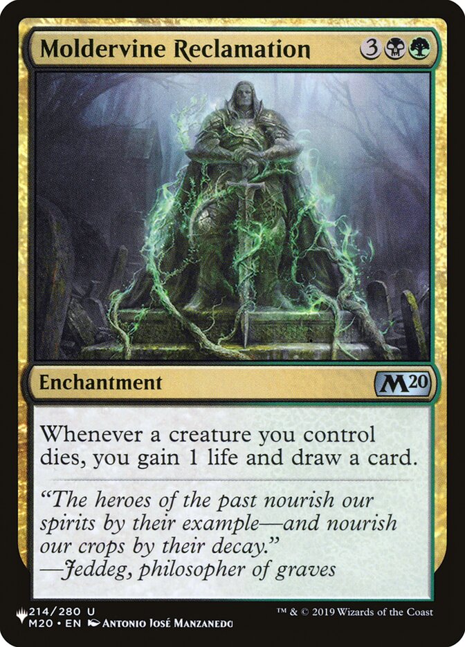 Moldervine Reclamation [The List] Magic: The Gathering