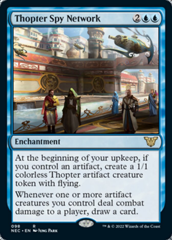 Thopter Spy Network [Kamigawa: Neon Dynasty Commander] Magic: The Gathering