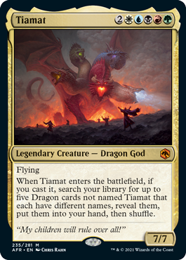 Tiamat [Dungeons & Dragons: Adventures in the Forgotten Realms] Magic: The Gathering