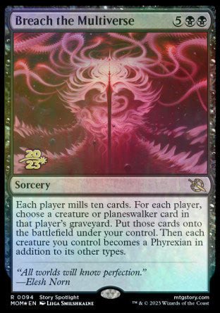 Breach the Multiverse [March of the Machine Prerelease Promos] Magic: The Gathering