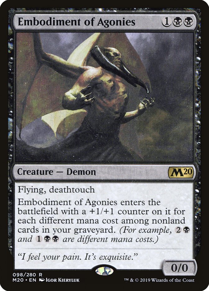 Embodiment of Agonies [Core Set 2020] Magic: The Gathering
