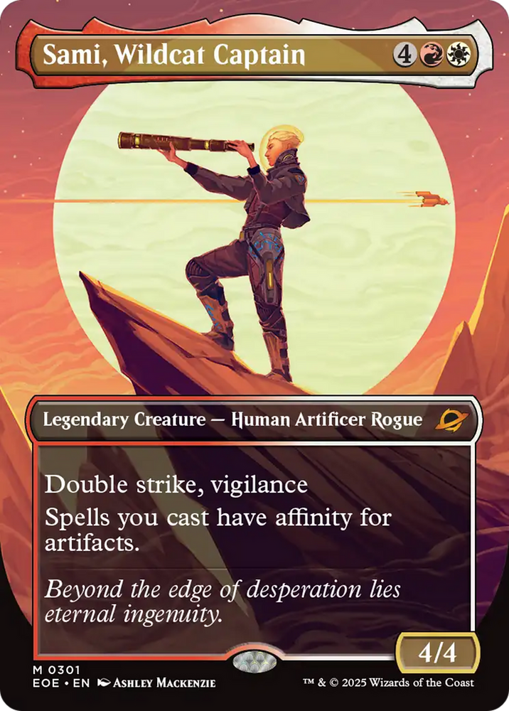 Sami, Wildcat Captain (Borderless) [Edge of Eternities] Magic: The Gathering