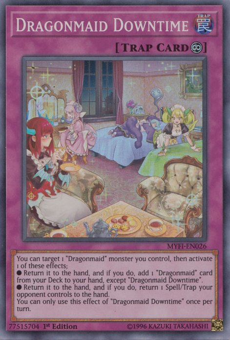 Dragonmaid Downtime [MYFI-EN026] Super Rare - Yugioh Cards For Your TCG Needs!