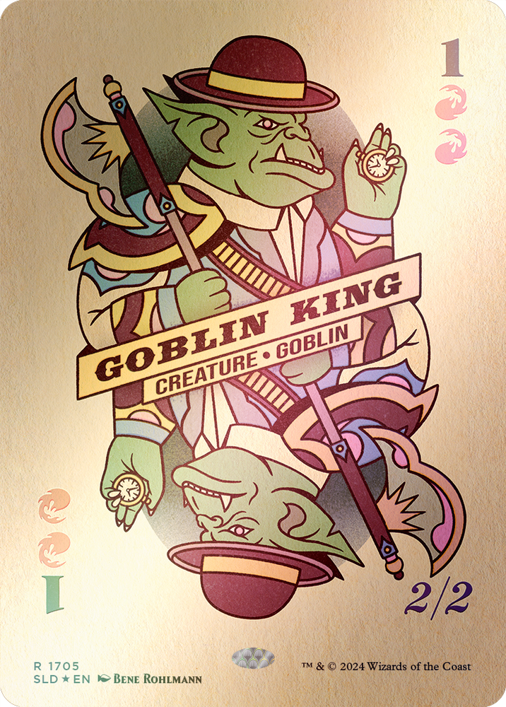 Goblin King (1705) (Rainbow Foil) [Secret Lair Drop Series] Magic: The Gathering