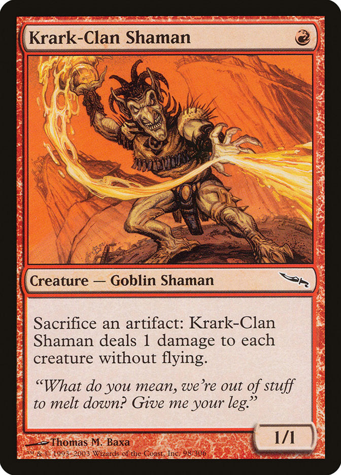 Krark-Clan Shaman [Mirrodin] Magic: The Gathering