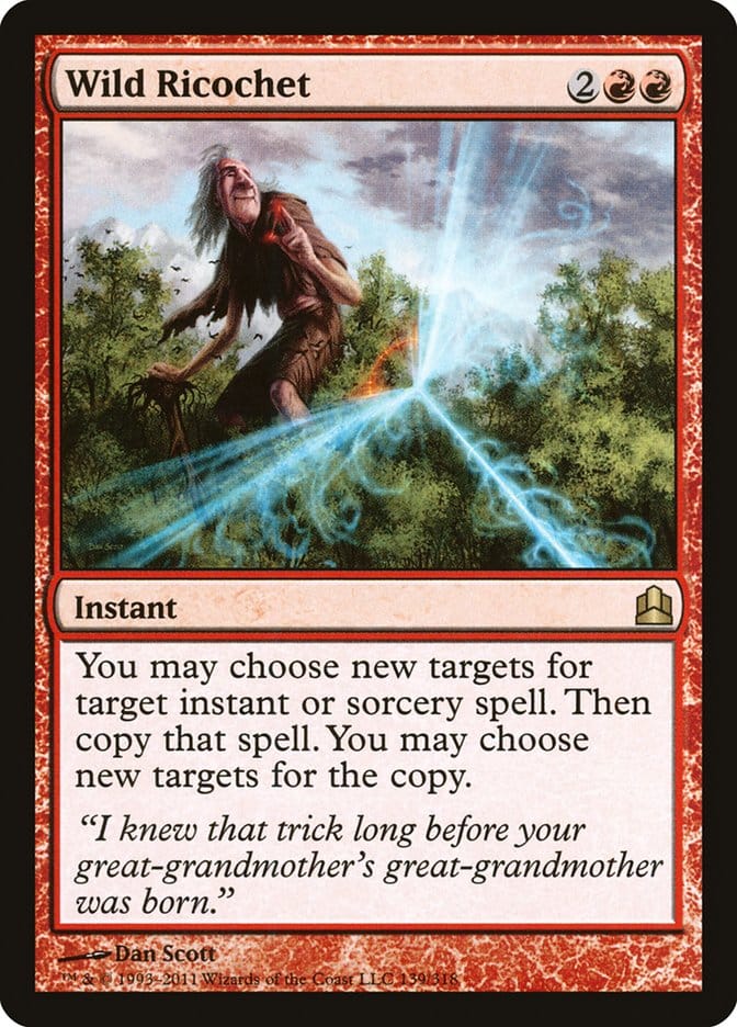 Wild Ricochet [Commander 2011] Magic: The Gathering