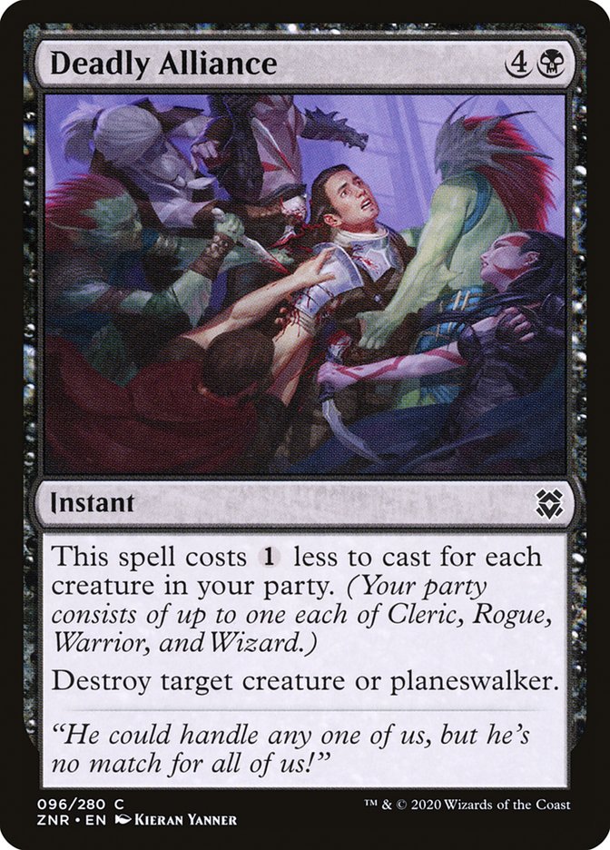 Deadly Alliance [Zendikar Rising] Magic: The Gathering