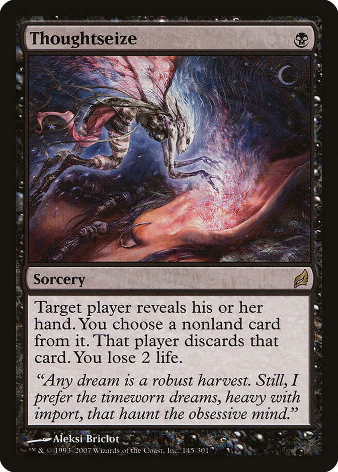Thoughtseize [Lorwyn] Magic: The Gathering