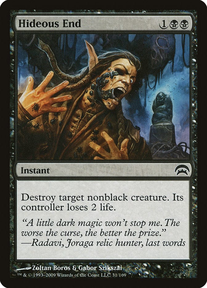 Hideous End [Planechase] Magic: The Gathering