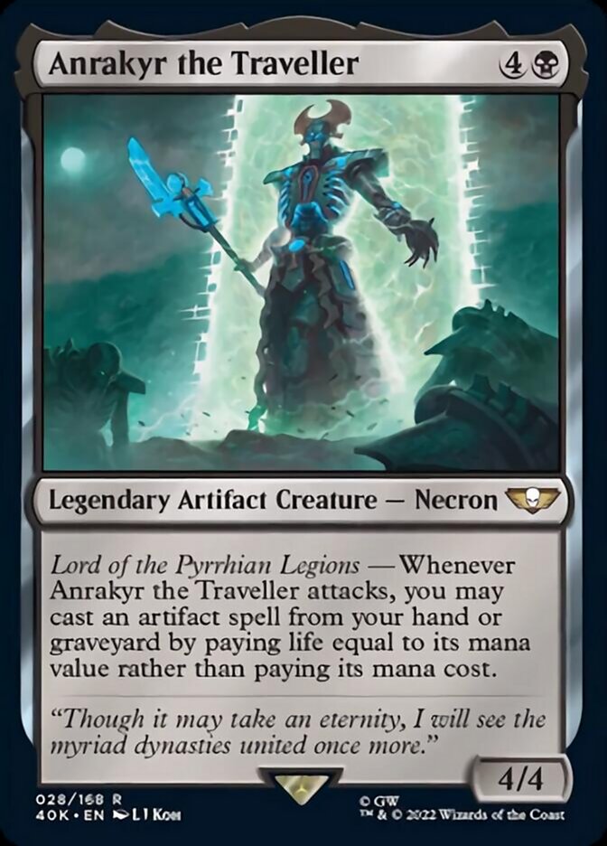 Anrakyr the Traveller (Surge Foil) [Warhammer 40,000] Magic: The Gathering