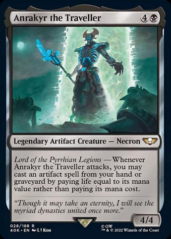 Anrakyr the Traveller (Surge Foil) [Warhammer 40,000] Magic: The Gathering