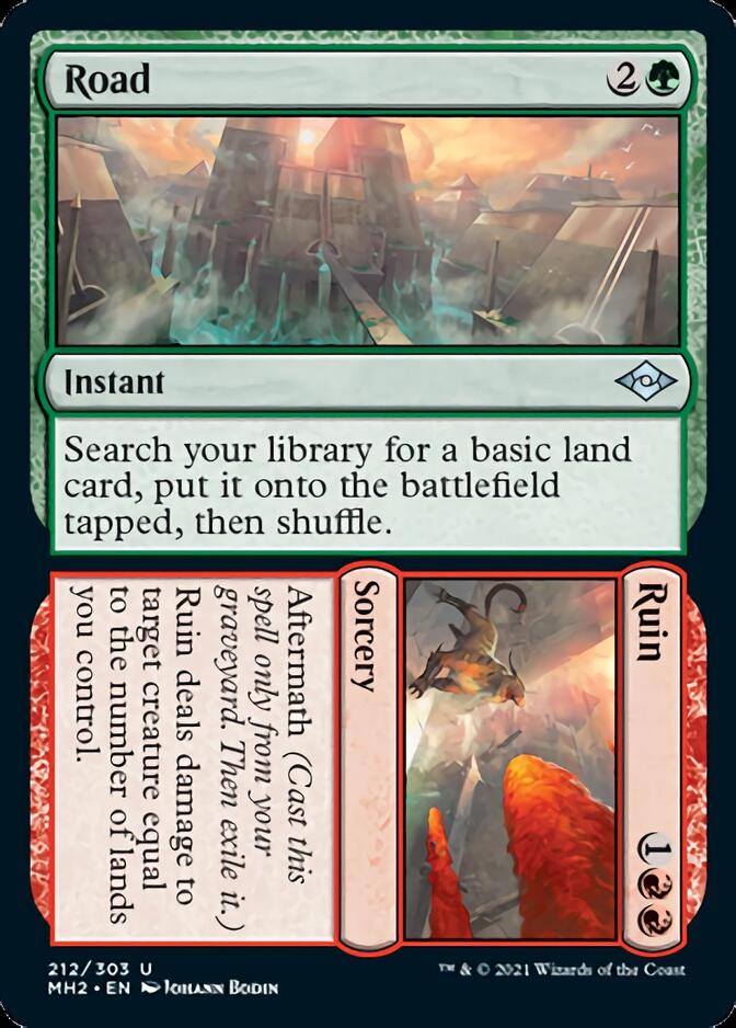 Road // Ruin [Modern Horizons 2] Magic: The Gathering