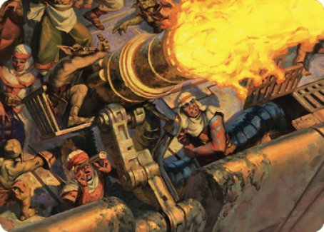 Mana Cannons Art Card [Dominaria United Art Series] Magic: The Gathering