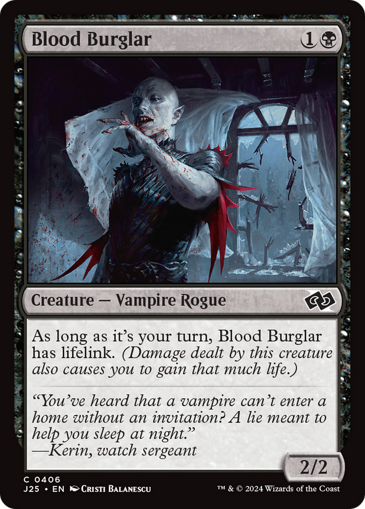Blood Burglar [Foundations Jumpstart] Magic: The Gathering