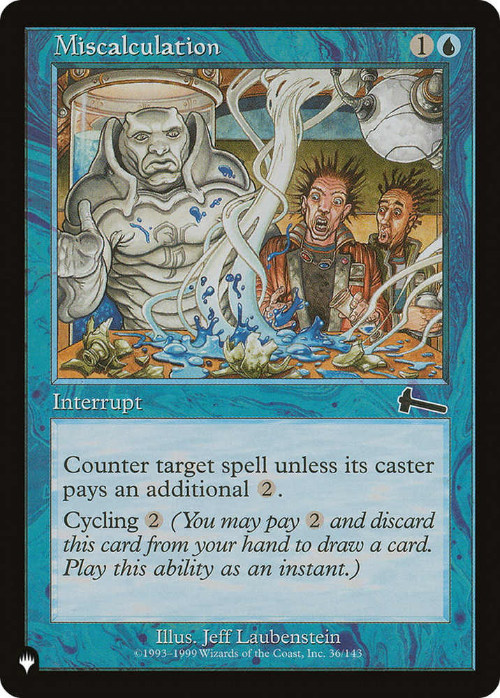 Miscalculation [The List] Magic: The Gathering