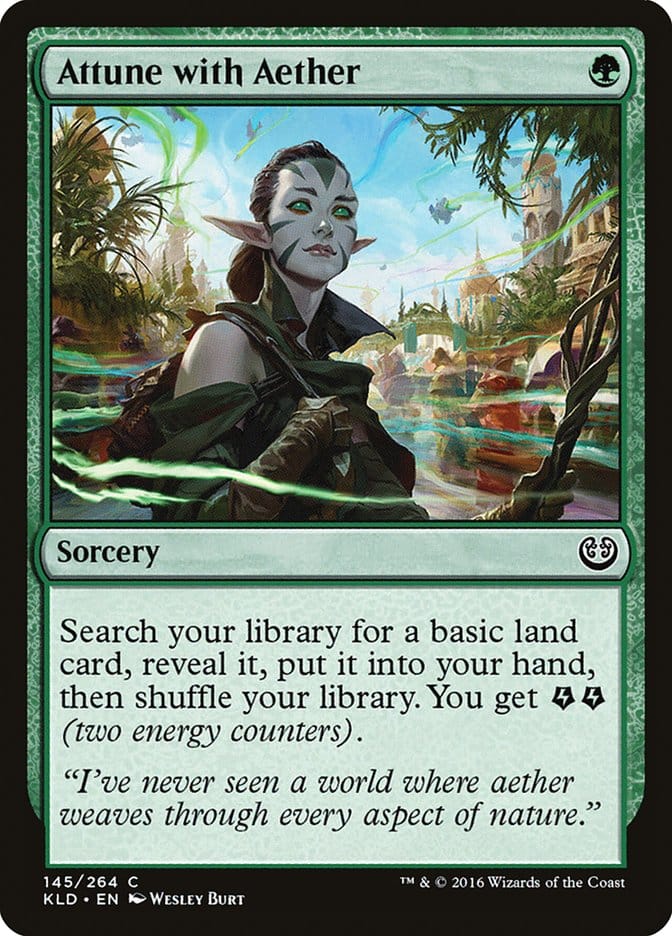 Attune with Aether [Kaladesh] Magic: The Gathering