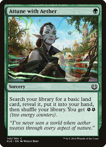 Attune with Aether [Kaladesh] Magic: The Gathering