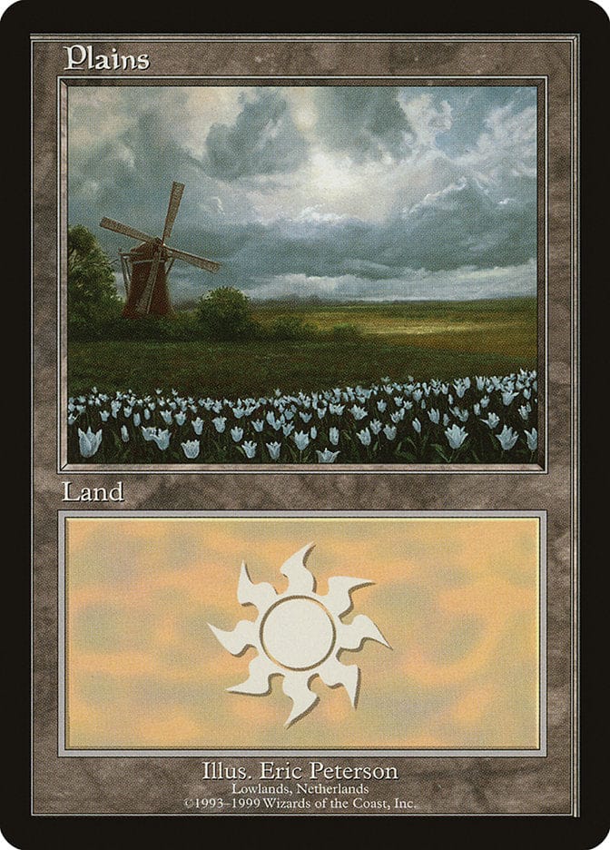 Plains (9) [European Land Program] Magic: The Gathering