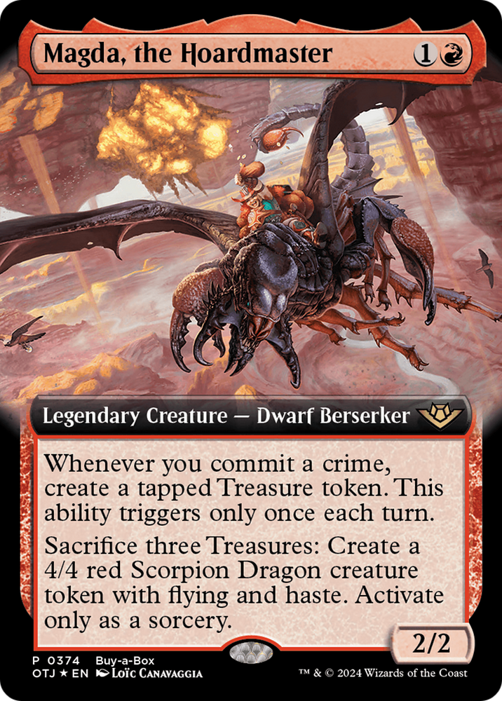 Magda, the Hoardmaster (Buy-A-Box) [Outlaws of Thunder Junction Promos] Magic: The Gathering