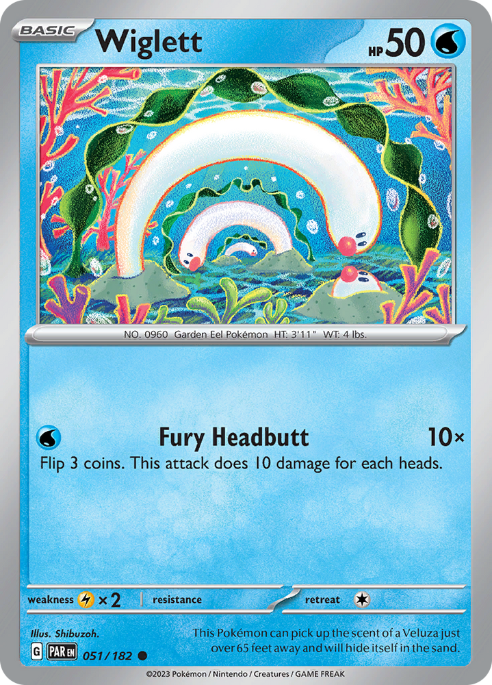 Wiglett (051/182) [Scarlet & Violet: Paradox Rift] Pokémon