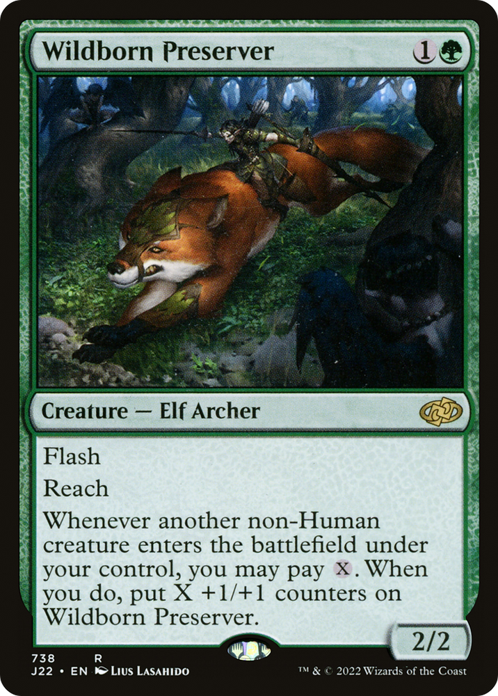 Wildborn Preserver [Jumpstart 2022] Magic: The Gathering