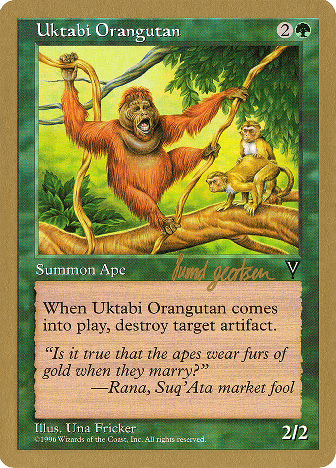 Uktabi Orangutan (Svend Geertsen) (SB) [World Championship Decks 1997] Magic: The Gathering