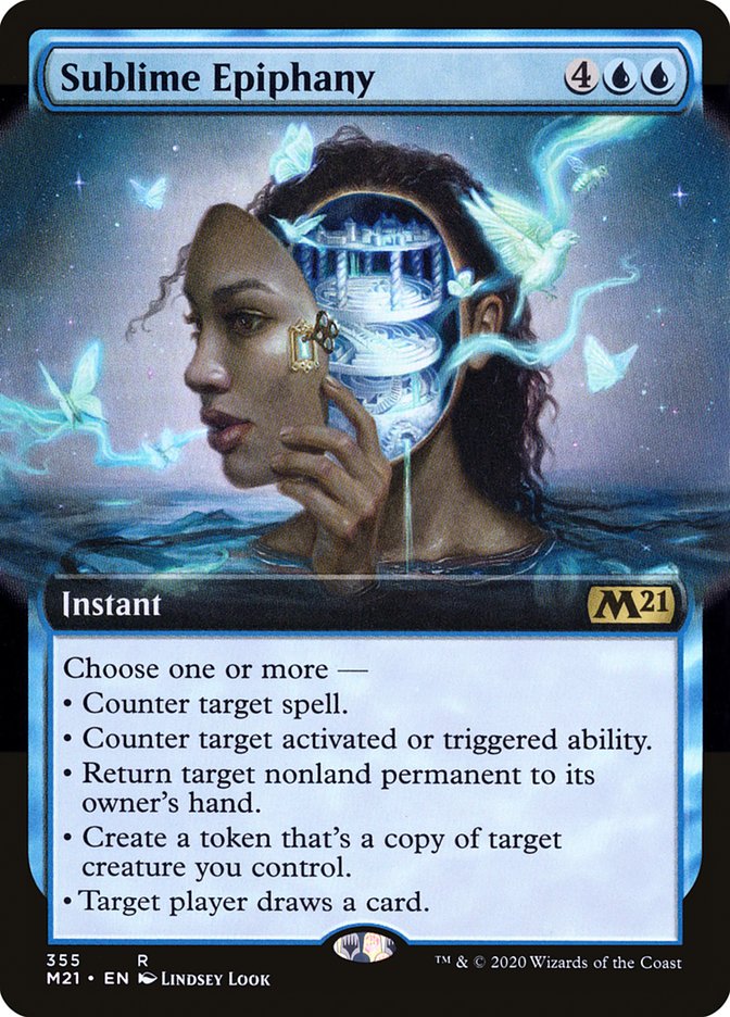 Sublime Epiphany (Extended Art) [Core Set 2021] Magic: The Gathering