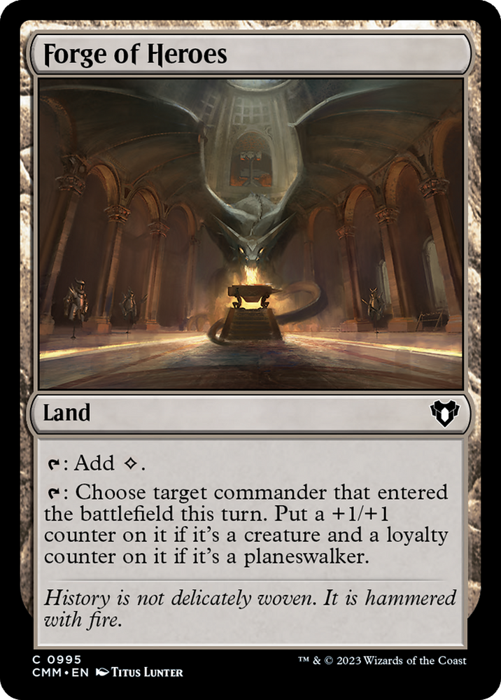 Forge of Heroes [Commander Masters] Magic: The Gathering