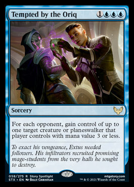 Tempted by the Oriq [Strixhaven: School of Mages] Magic: The Gathering