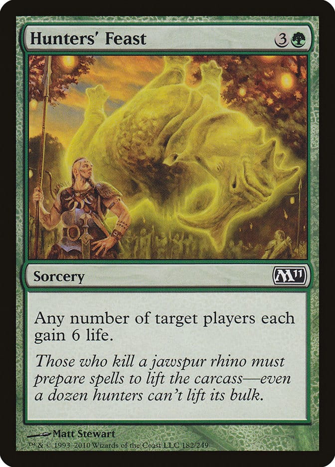 Hunters' Feast [Magic 2011] Magic: The Gathering