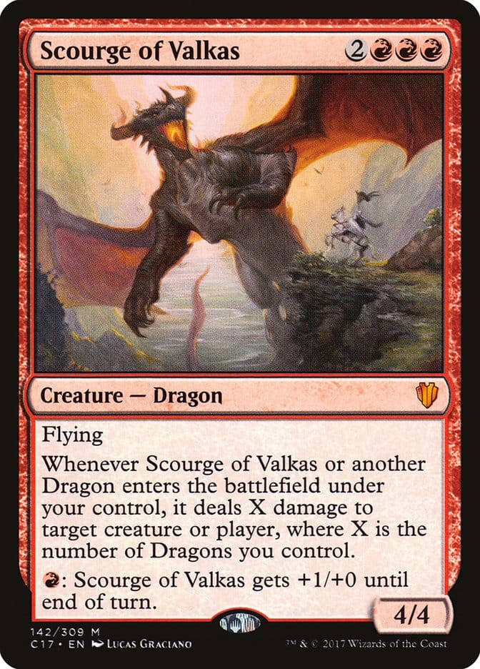 Scourge of Valkas [Commander 2017] Magic: The Gathering