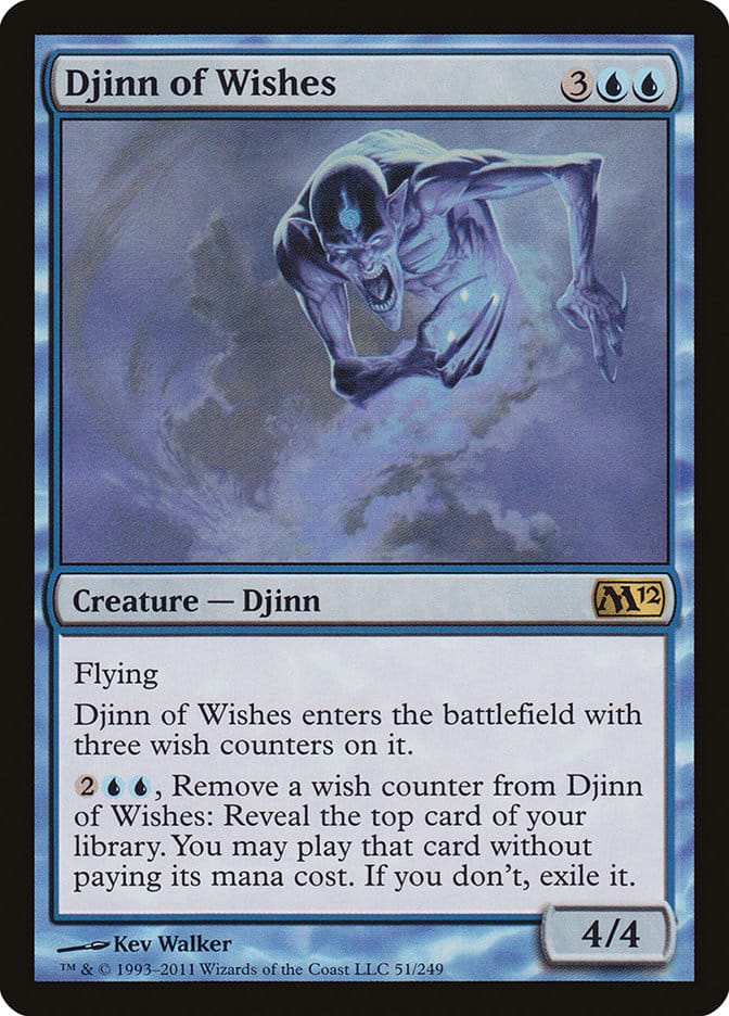 Djinn of Wishes [Magic 2012] Magic: The Gathering