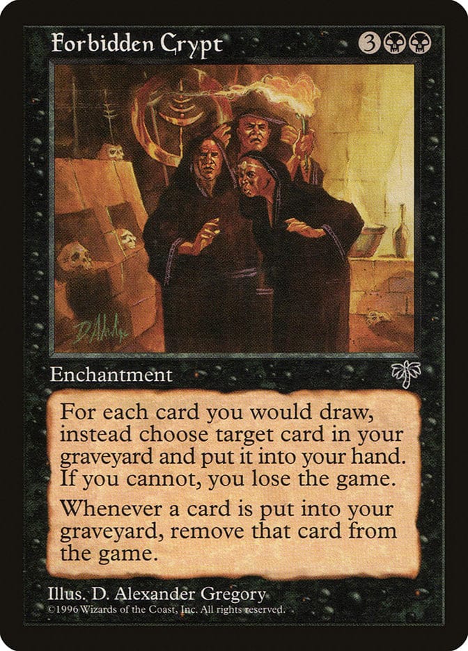 Forbidden Crypt [Mirage] Magic: The Gathering