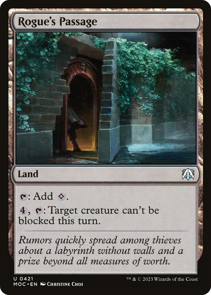 Rogue's Passage [March of the Machine Commander] Magic: The Gathering