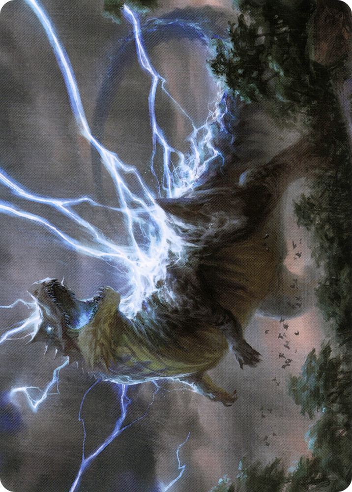 Thrasta, Tempest's Roar Art Card (41) [Modern Horizons 2 Art Series] Magic: The Gathering