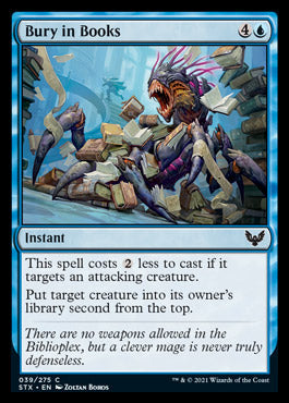 Bury in Books [Strixhaven: School of Mages] Magic: The Gathering