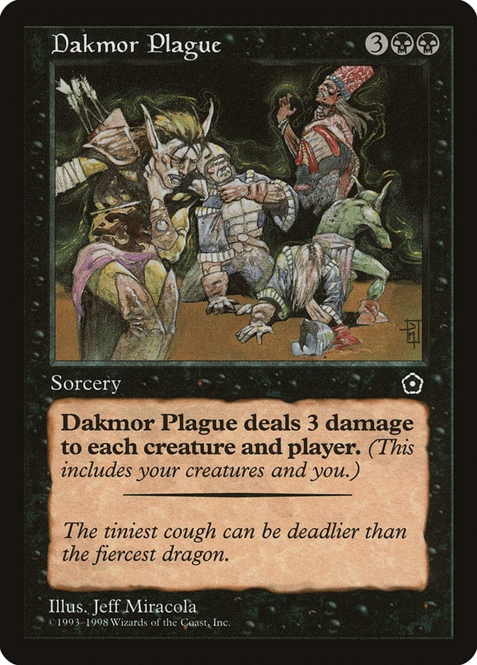 Dakmor Plague [Portal Second Age] Magic: The Gathering