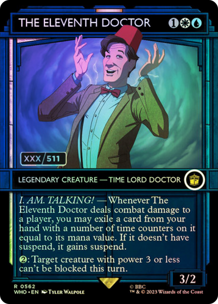 The Eleventh Doctor (Serial Numbered) [Doctor Who] Magic: The Gathering
