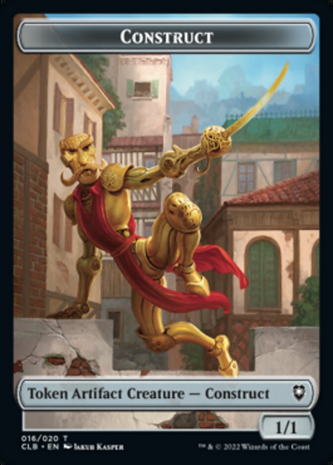Construct Token [Commander Legends: Battle for Baldur's Gate Tokens] Magic: The Gathering